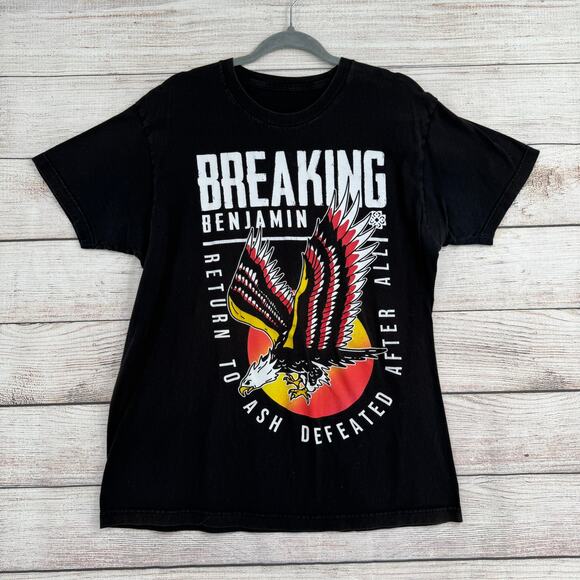 Breaking Benjamin Return to Ash Defeated After All T-Shirt Adult Large Black - Picture 1 of 6
